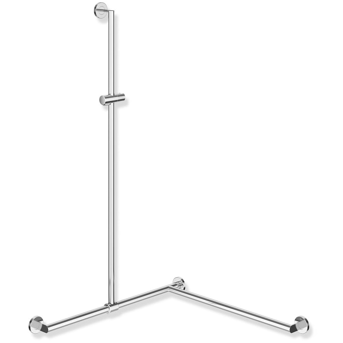 HEWI System 900 Duschhandlauf, 125 x 8,7 cm, Ausführung rechts
