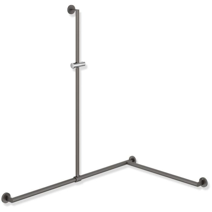 HEWI System 900 Duschhandlauf, 125 x 8,7 cm, Ausführung rechts