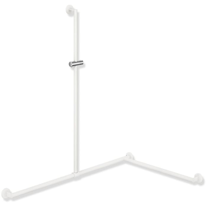 HEWI System 900 Duschhandlauf, 125 x 8,7 cm, Ausführung rechts