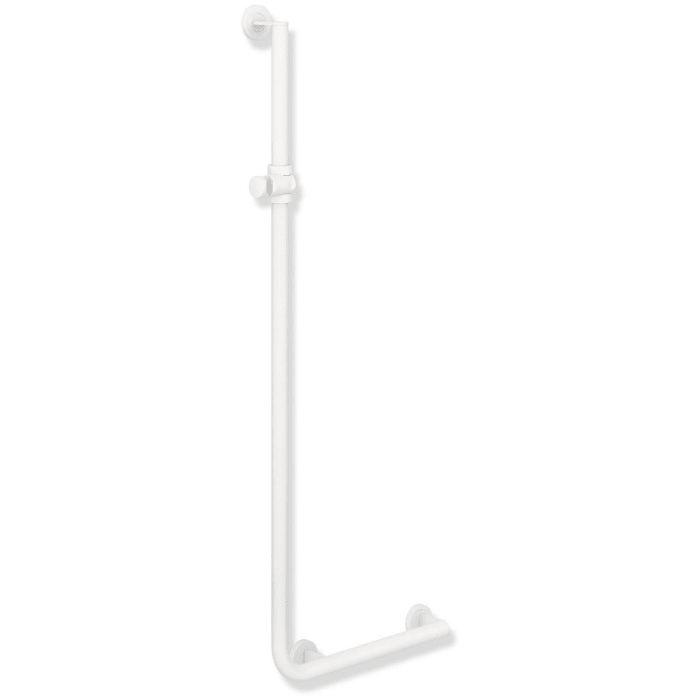 HEWI System 900 Winkelgriff mit Brausehalter 45 cm, rechts