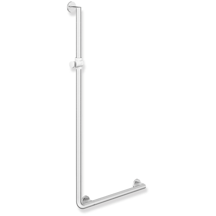 HEWI System 900 Winkelgriff mit Brausehalter 60 cm, rechts