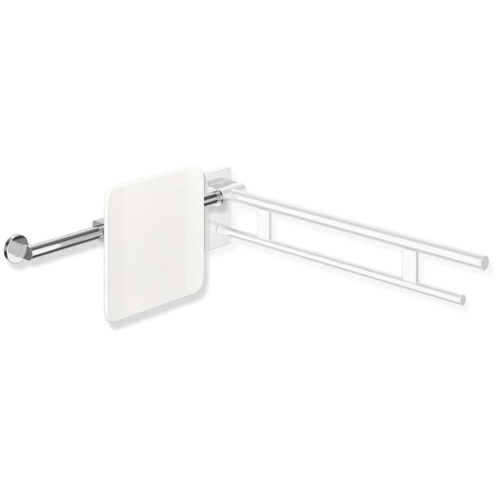 HEWI System 900 Rückenstütze Design A links, Achsmaß verstellbar, breit