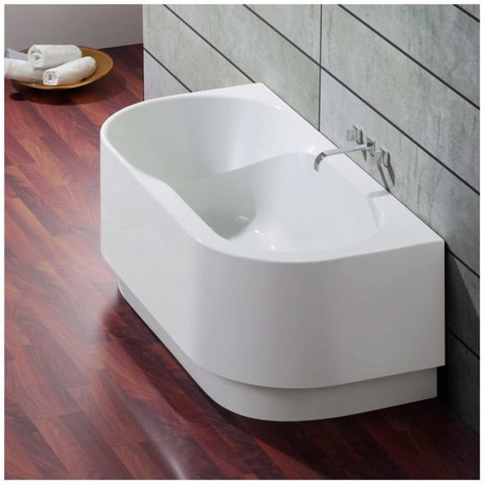 Hoesch Spectra Vorwand 170 x 80 cm mit angeformter Schürze