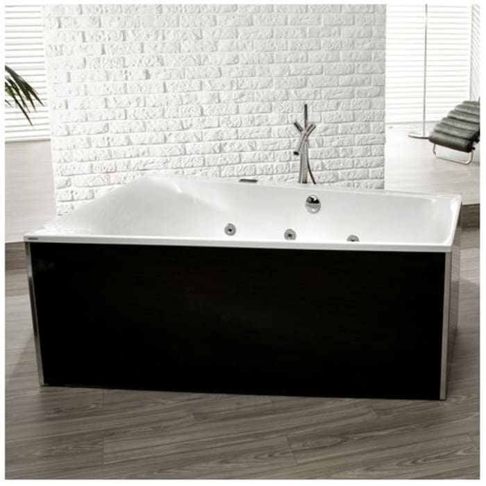 Hoesch Thasos Trapez-Whirlpool 175 x 110 cm Tergum, linke Ausführung