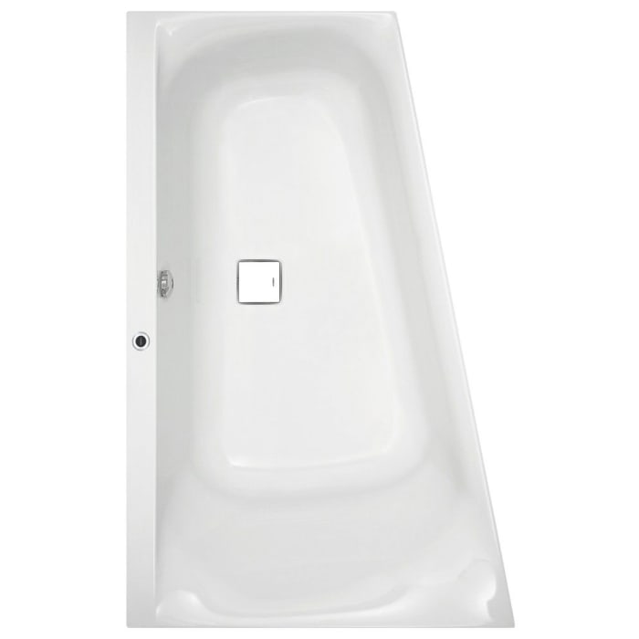 Hoesch Thasos Eckbadewanne 175 x 110 cm linke Ausführung, 4 LED Scheinwerfern