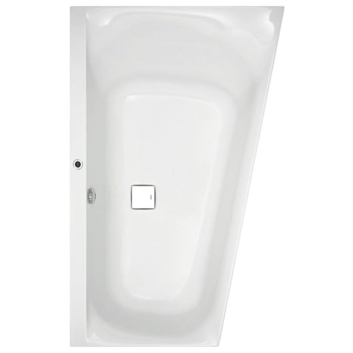Hoesch Thasos Eckbadewanne 175 x 110 cm rechte Ausführung, 4 LED Scheinwerfern