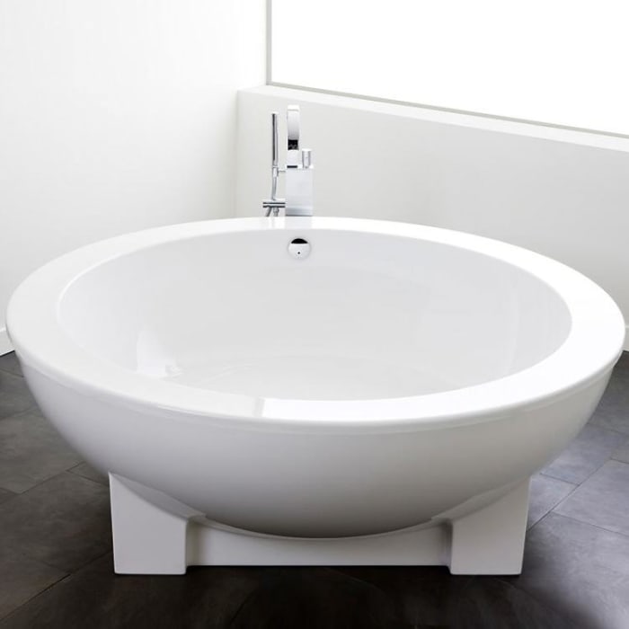 Hoesch Michael Graves Dreamscape Rund-Badewanne 180 cm freistehend mit Außenverkleidung