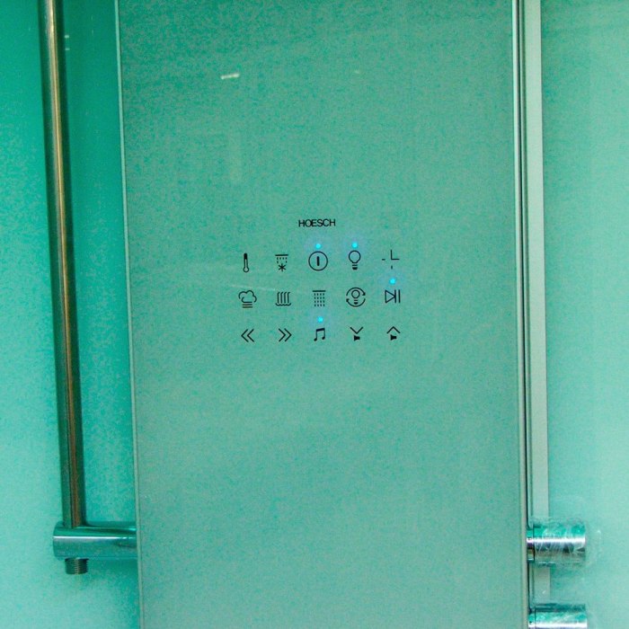 HOESCH SensePerience Dampfbad 100 x 100 cm für Vorwand, Duschwanne mit Antirutsch