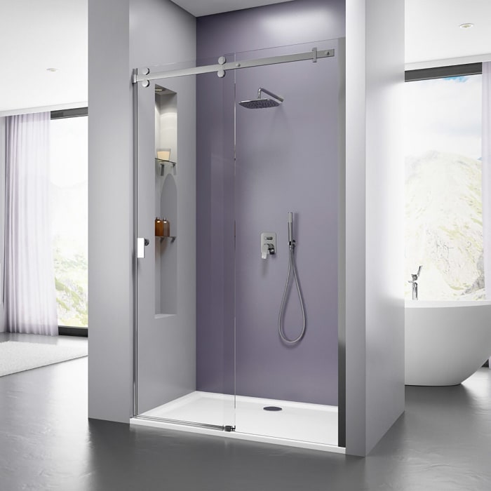 Hoesch Muna Duschabtrennung für Nische 140 cm rechts