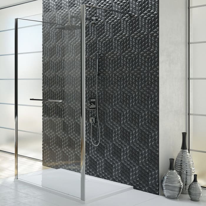 Hoesch Muna Walk-In Duschwand Vorwandversion 140 cm