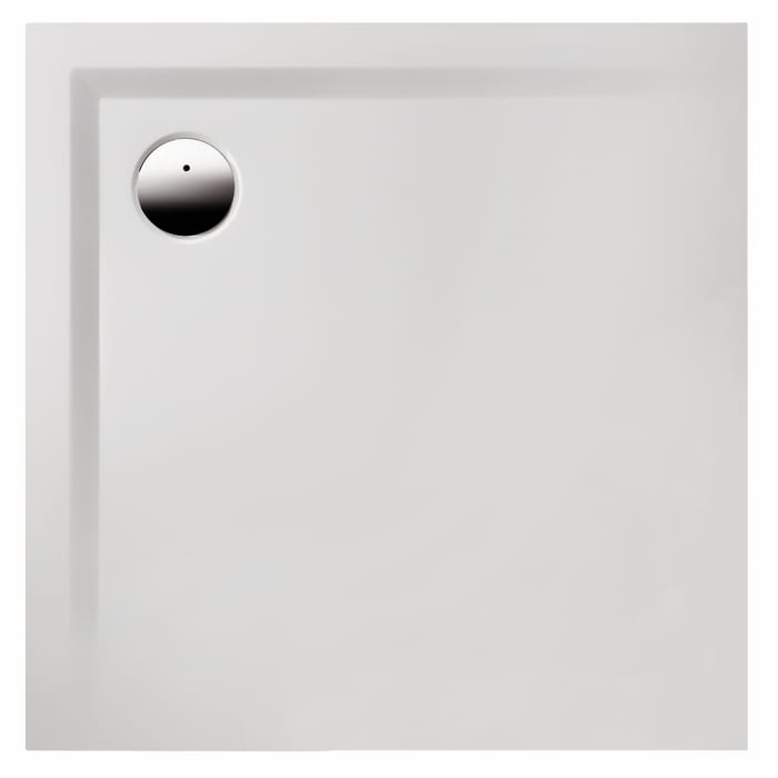 Hoesch Muna Rechteckduschwanne 90 x 90 cm mit Eck-Ablauf