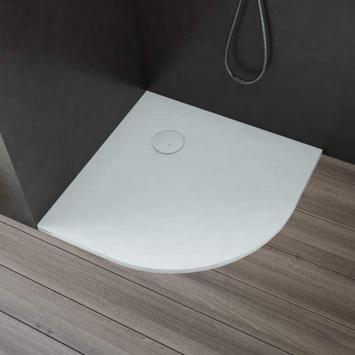 Hoesch Nias Viertelkreisduschwanne 100 x 100 cm