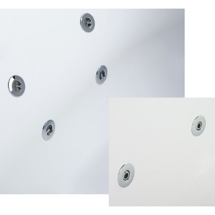 Hoesch zusätzliche Düsen für Whirlsystem Laola II, 4 Rücken- und 2 Fußdüren