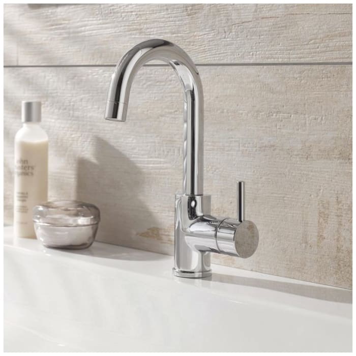 HSK Waschtisch-Einhebelmischer rund, hoch