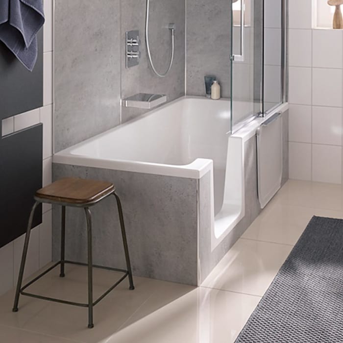 HSK Dusch-Badewanne Dobla 170 cm Einstieg links