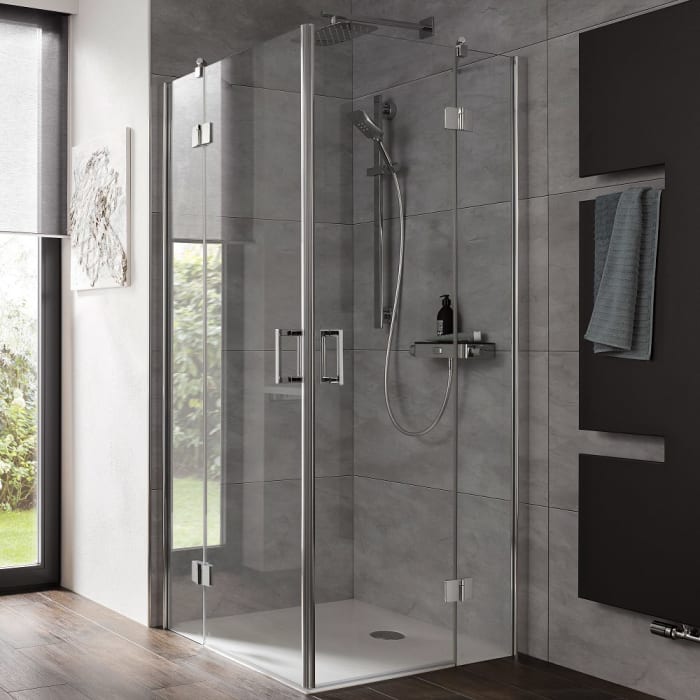 HSK Aperto Eckeinstieg pendelbar 4-teilig 80 x 80 cm