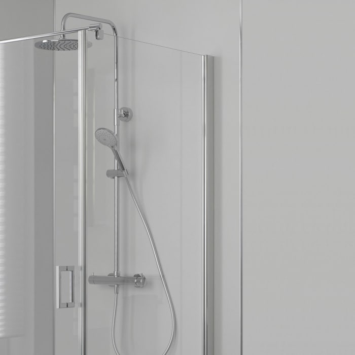 HSK Aperto verkürzte Seitenwand für Drehtür pendelbar, 90 cm