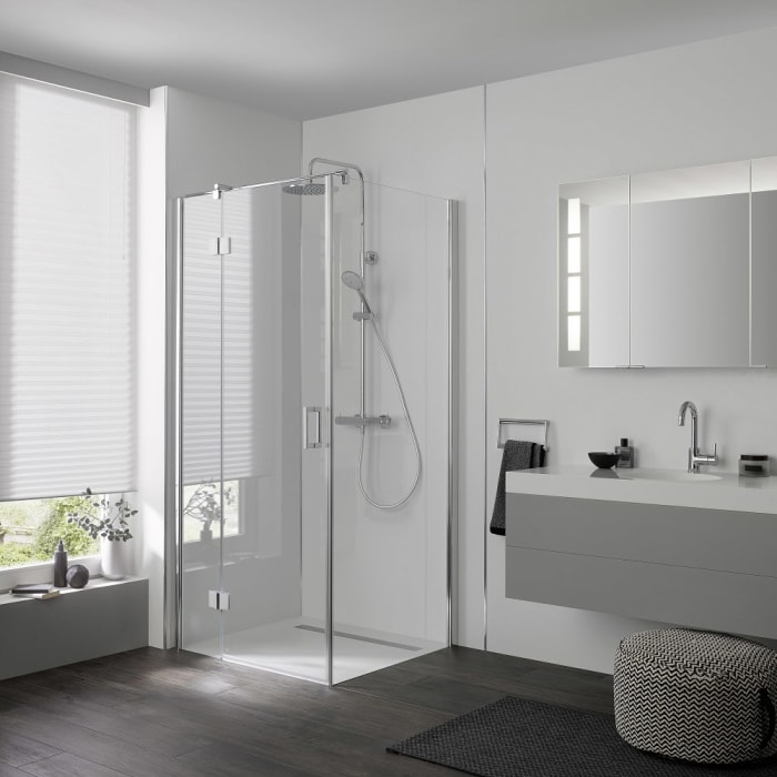 HSK Aperto Seitenwand für Drehtür pendelbar, 90 cm