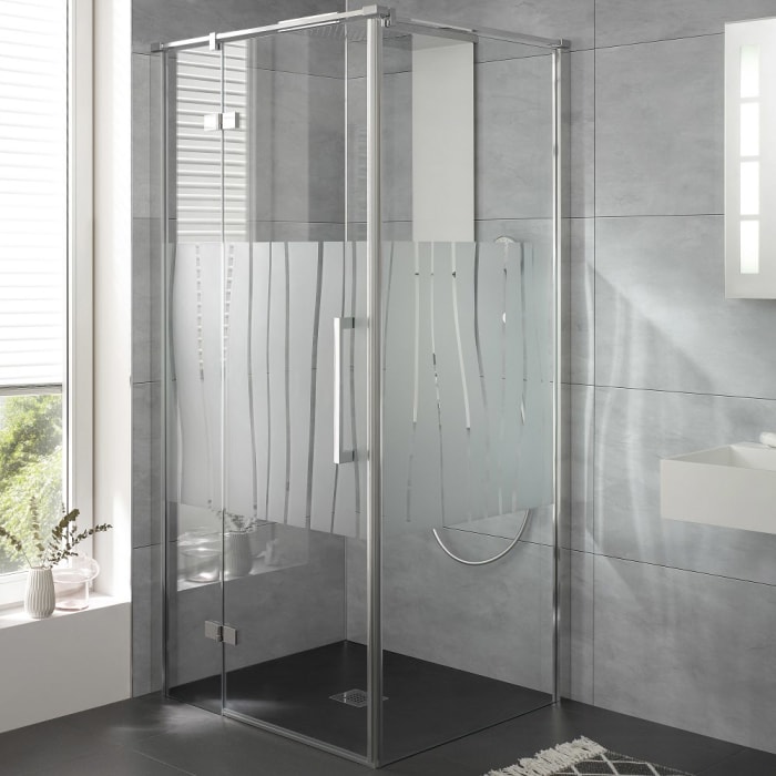 HSK Atelier Plan Drehtür für Seitenwand 120 cm Anschlag links