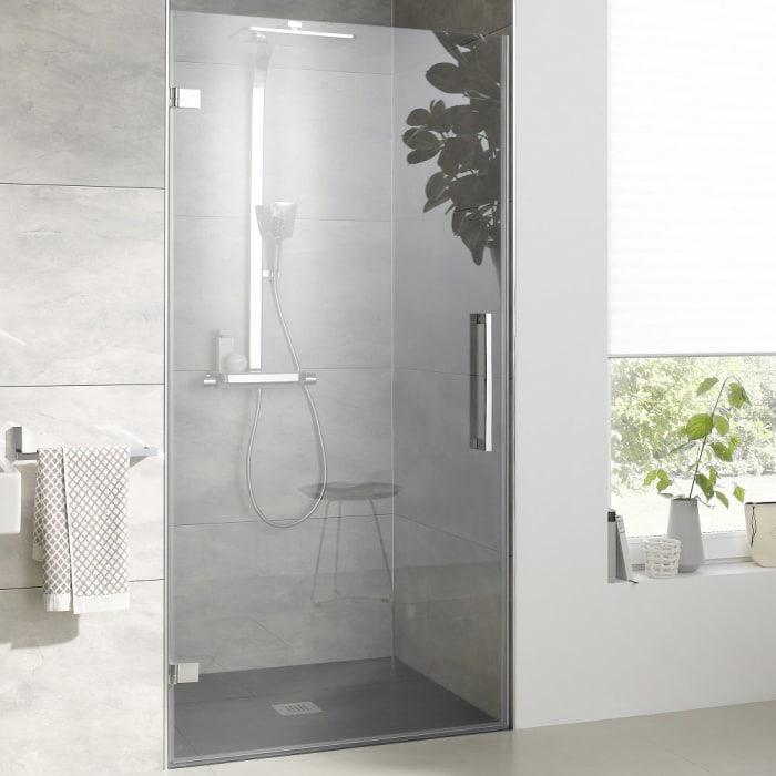 HSK Atelier Plan Pur Drehtür für Nische Sondermaß, Anschlag links