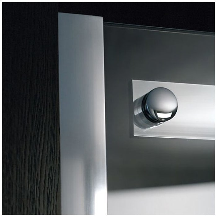 HSK Atelier Plan Schiebetür Classic 2-teilig mit Seitenwand 120 x 90 cm Türseite links, Seitenwand rechts