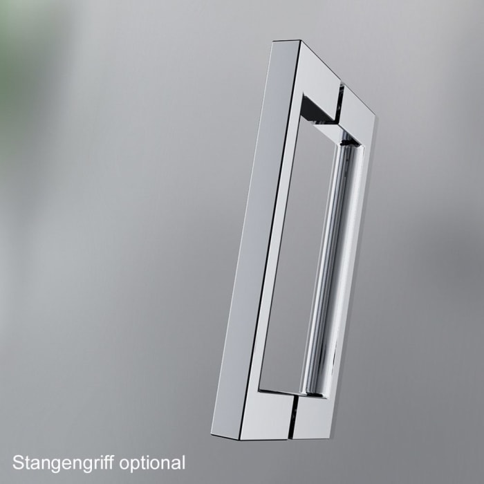 HSK Premium Softcube Badewannenaufsatz pendelbar 2-teilig Anschlag links