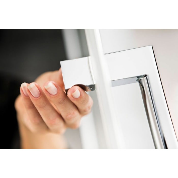 HSK K2 Drehtür und Nebenteil Sonderbreite Türanschlag links