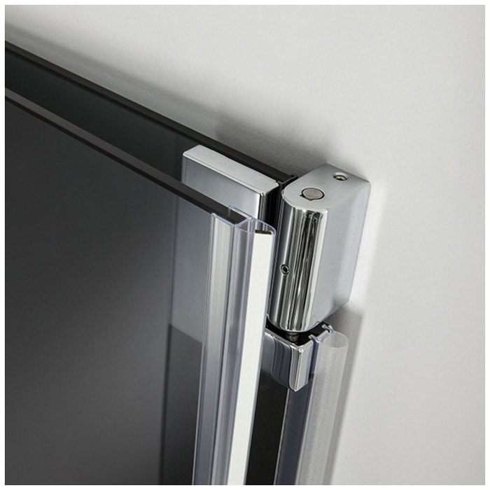 HSK K2 Drehfalttür mit Seitenwand Türanschlag rechts