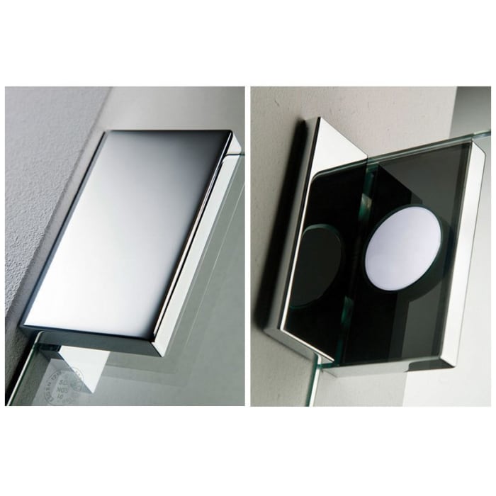 HSK K2 Gleittür Eckeinstieg mit Riegelgriff