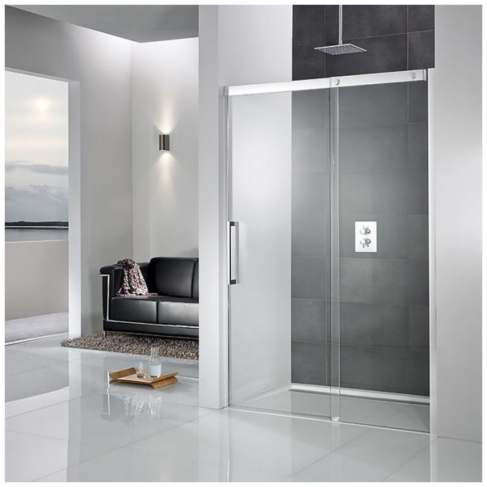 HSK K2 Gleittür für Nische, Türe links Sonderbreite