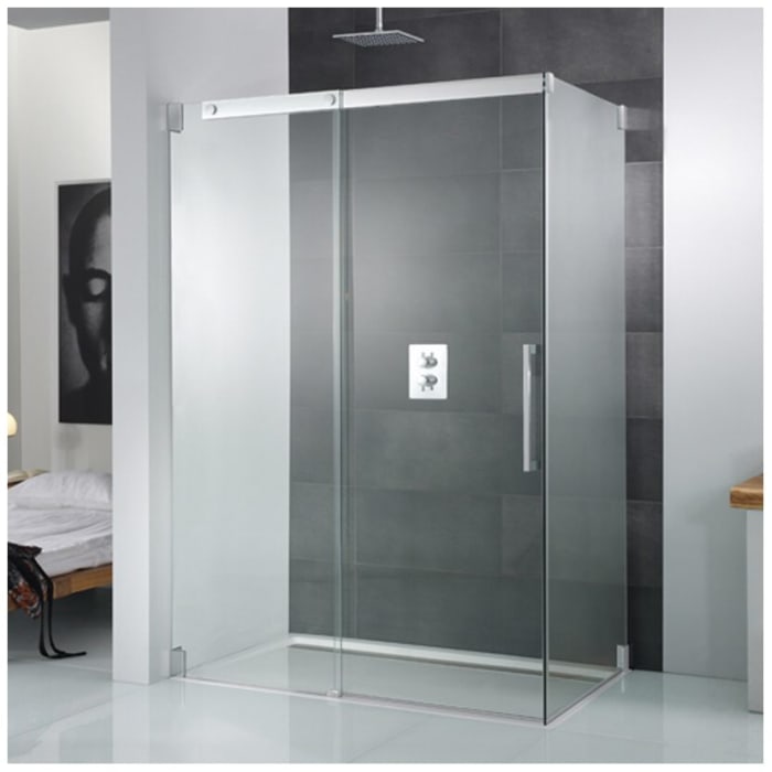 HSK K2 Gleittür mit Seitenwand rechts, Sondermaß