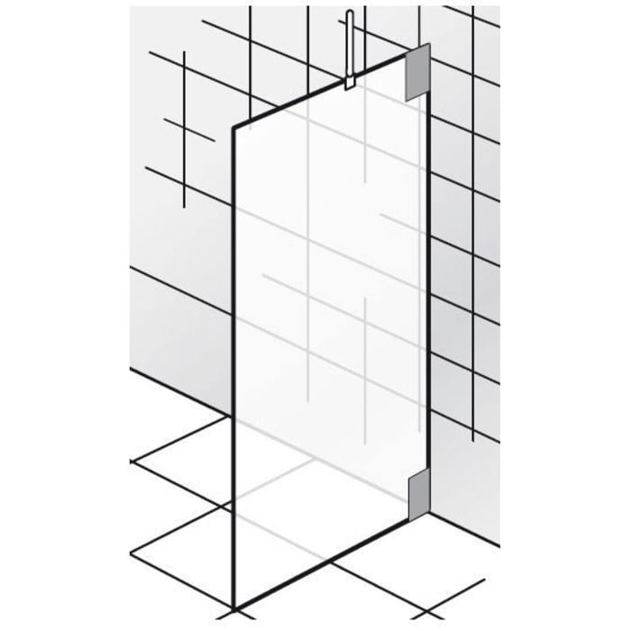 HSK K2 Seitenwand zu Modell K2.01 bis K2.62 Sonderbreite bis 140 cm