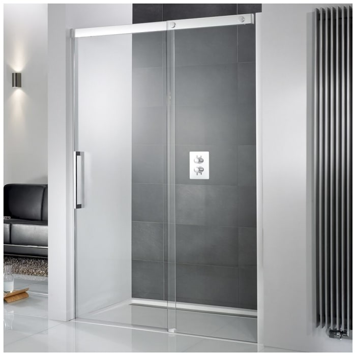 HSK K2P Gleittür 2-teilig 120 cm, Anschlag rechts