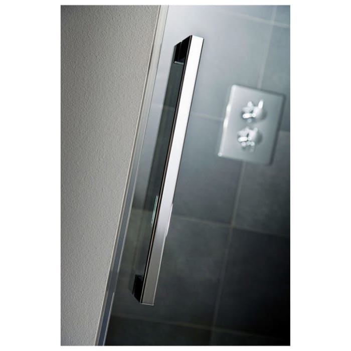 HSK K2P Gleittür 2-teilig 120 cm mit Seitenwand rechts