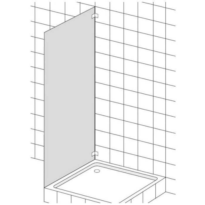 HSK Kienle Seitenwand zu Modell K.01 bis K.62,140 x 220 cm