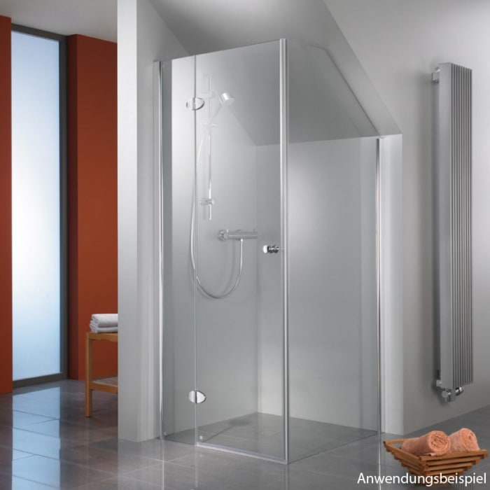 HSK Premium Classic Drehtüre 90 cm für Seitenwand, Anschlag links