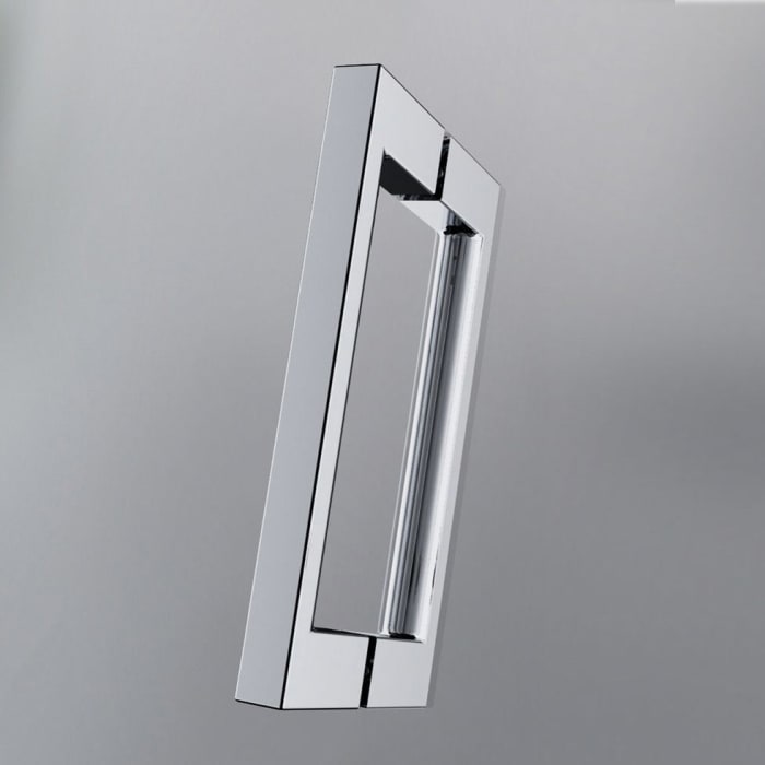 HSK Premium Softcube Drehtür für Seitenwand 80 x 200 cm, Anschlag rechts mit Stangengriff