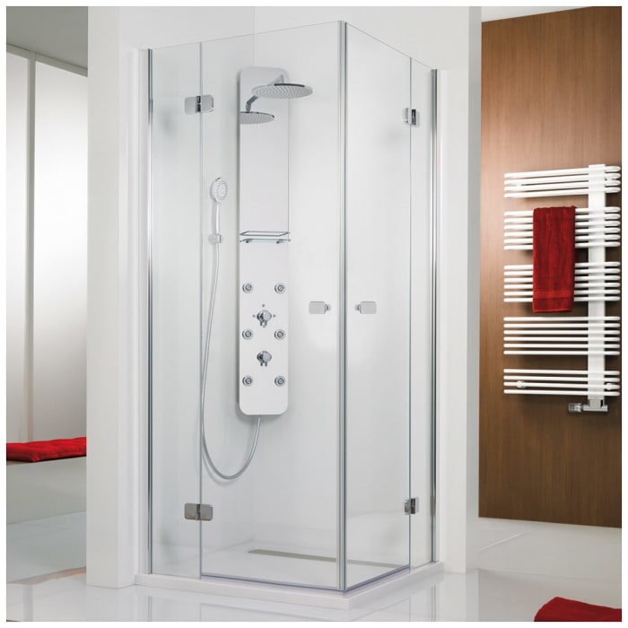 HSK Premium Softcube Drehtüre Eckeinstieg 80 x 80 x 200 cm