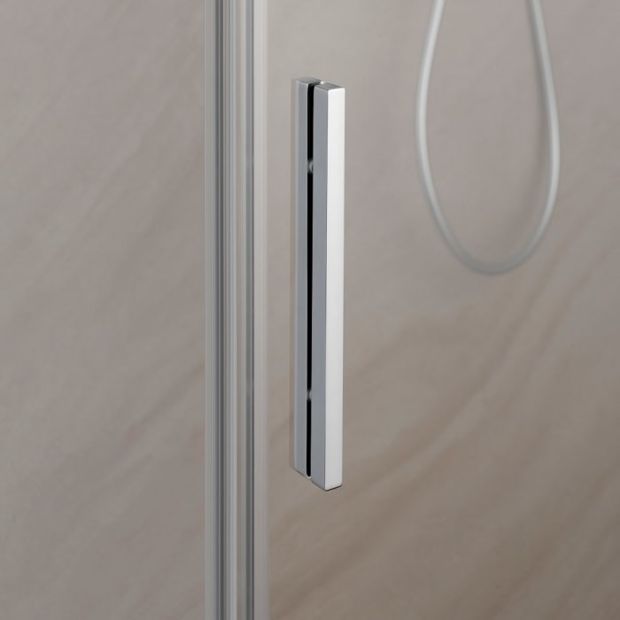 HSK Premium Softcube Gleittür für Nische 160 cm 2-teilig, Festelement links