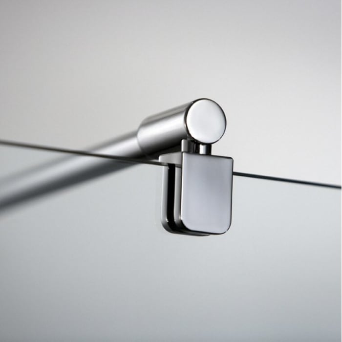 HSK Premium Softcube Drehtür für Nische mit Nebenteil 80 cm, Anschlag links