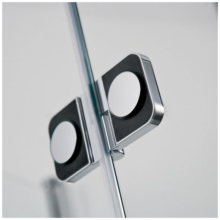 HSK Premium Softcube Runddusche 3-teilig 90 x 90 x 200 cm Radius 55 cm, Anschlag rechts