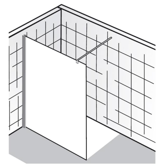 HSK Walk-In Atelier Frontelement Sondermaß