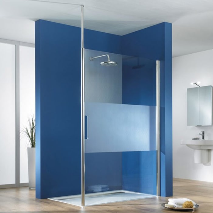 HSK Walk In Easy Comfort 1 Frontelement 120 cm mit Griffausschnitt, Anschlag links