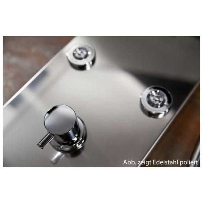 HSK Lavida Duschpaneel mit Regentraverse, gekürzt für Wandmontage