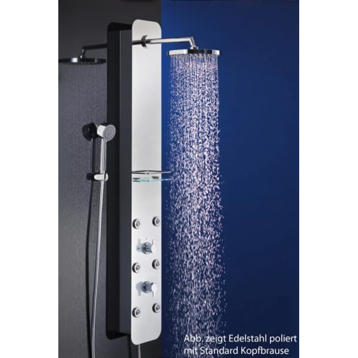 HSK Softcube Duschpaneel Kopfbrause superflach, rund 30 cm