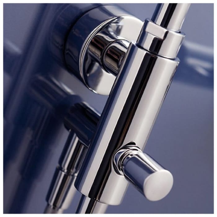 HSK Shower-Set Modell RS 200 Universal, Kopfbrause superflach, rund 25 cm