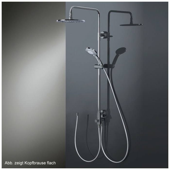 HSK Shower-Set Modell RS 200 Universal, Kopfbrause superflach, rund 30 cm