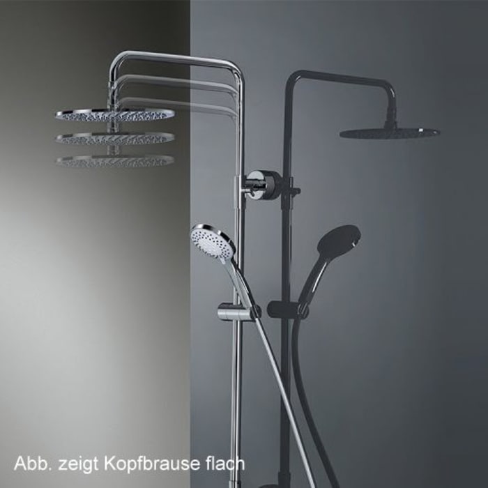 HSK Shower-Set Modell RS 200 Thermostat, Kopfbrause superflach, rund 30 cm