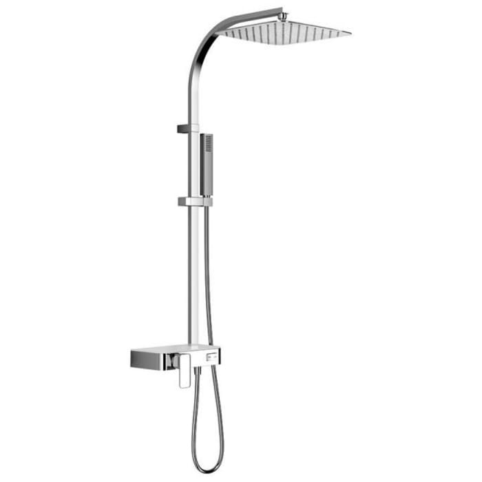 HSK AquaSwitch RS 500 Mix mit Kopfbrause superflach 30 x 30 cm