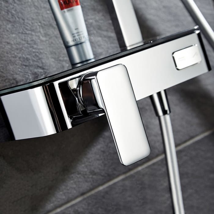 HSK AquaSwitch RS 500 Mix mit Kopfbrause superflach 30 x 30 cm